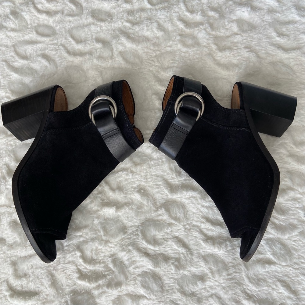 Frye Black Suede Bootie